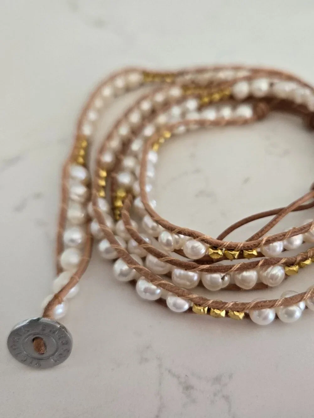 Victoria Emerson Freshwater Pearl Wrap Bracelet